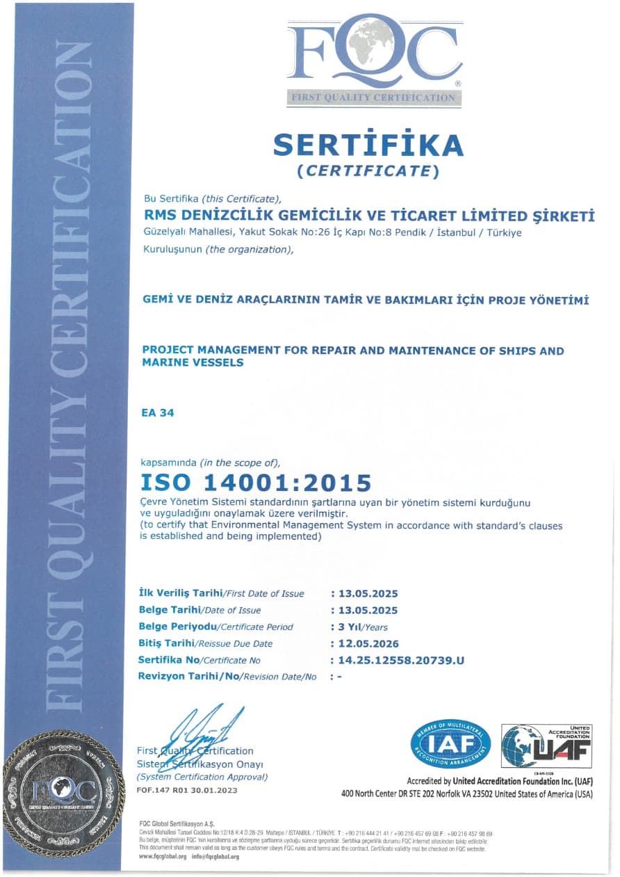 ISO 14001:2015 Certification