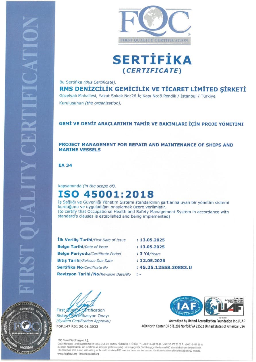 ISO 45001:2018 Certification