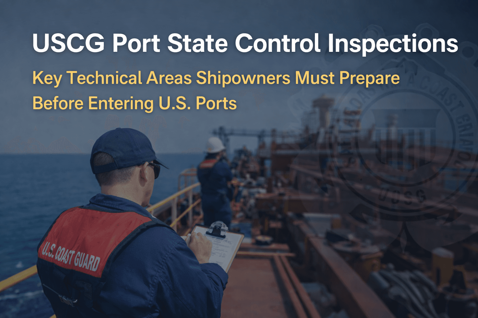 USCG PSC Inspection Checklist: How Shipowners Can Prepare for U.S. Port State Control